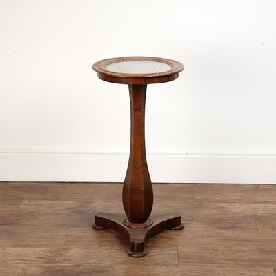 Lot 167A - Rosewood veneered lamp table 19th Century, of...