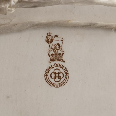 Lot 279 - Royal Doulton oval wall plaque 24cm high, nine...