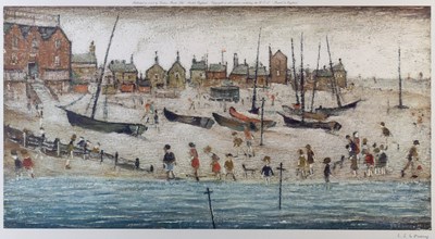 Lot 198 - Laurence Stephen Lowry (1887-1976) Deal Beach...