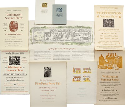 Lot 236 - Collection of Whittington Press prints to...