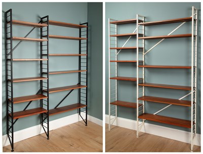 Lot 1058 - Two Ladderax bookcases