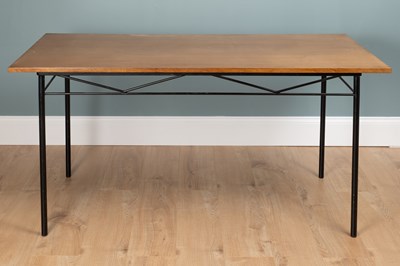 Lot 1078 - A Modernist Ladderax style kitchen table