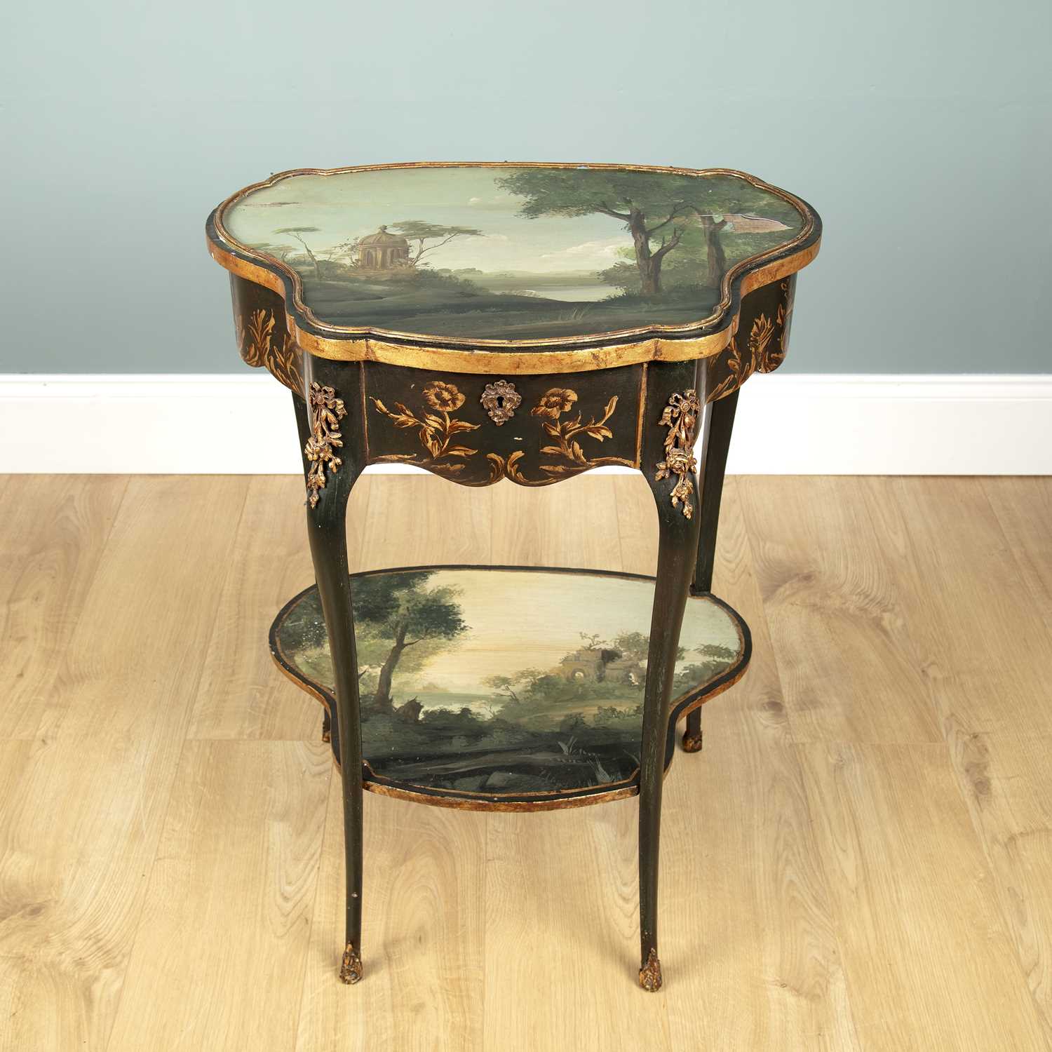 Lot 250 - A Continental occasional table