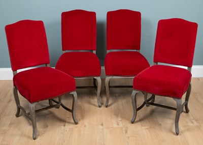 Lot 1093 - A set of four OKA dining chairs