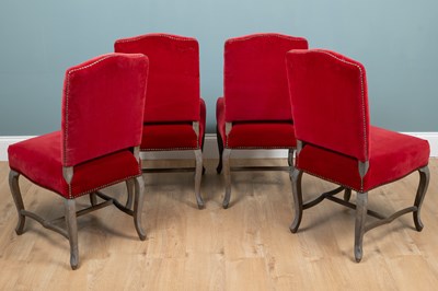 Lot 1093 - A set of four OKA dining chairs