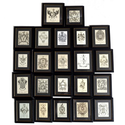 Lot 670 - A collection of antique bookplates