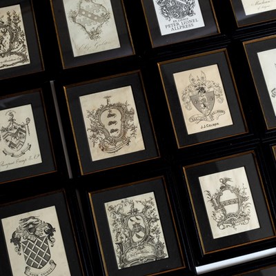 Lot 670 - A collection of antique bookplates