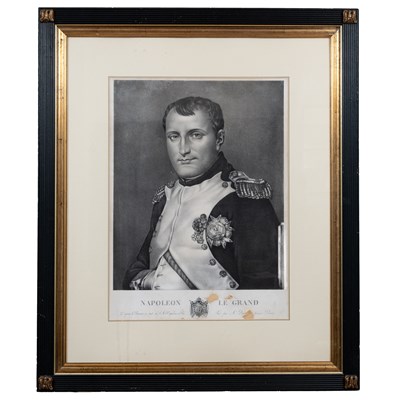 Lot 389 - A decorative print of Napoleon