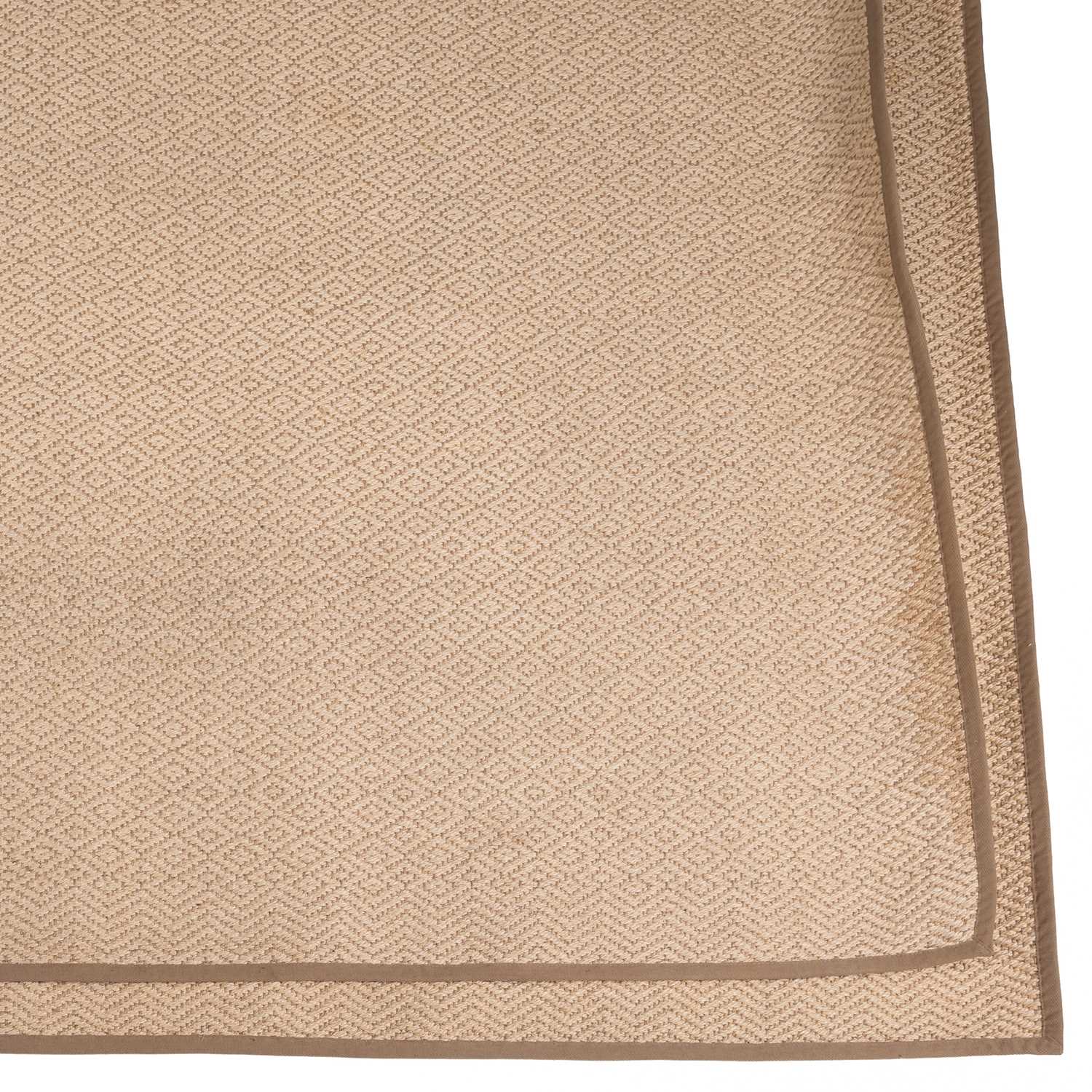 Lot 1260 - A pair of woven jute 'Vistoft' rugs