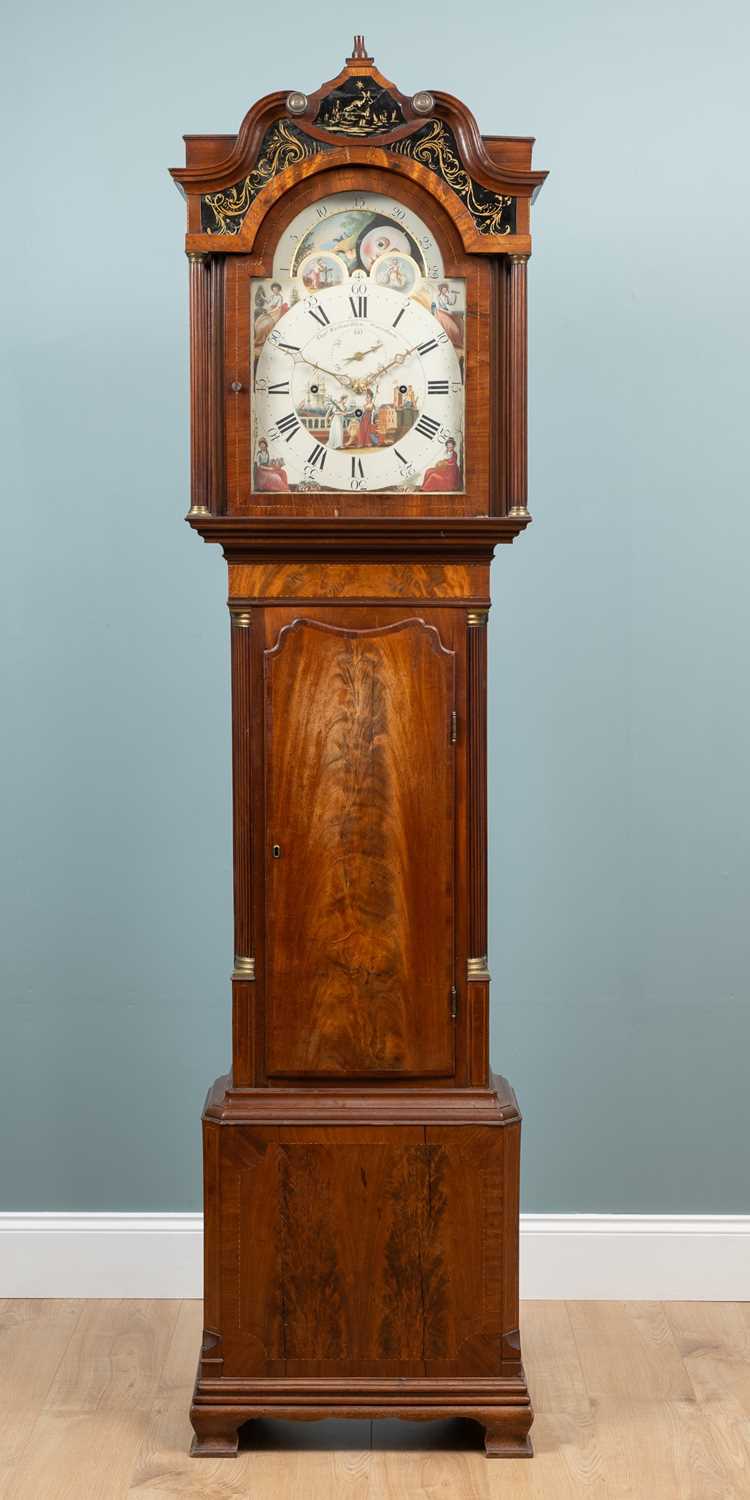 Lot 558 - A George III quarter-chiming longcase clock by Thomas Richardson of Weverham