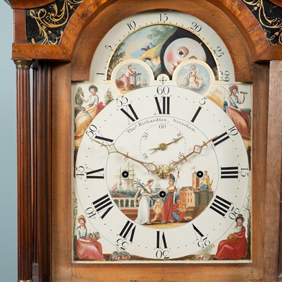 Lot 558 - A George III quarter-chiming longcase clock by Thomas Richardson of Weverham