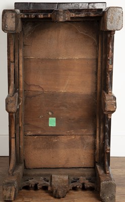 Lot 86 - Gothic oak coffer possibly 16th Century and...