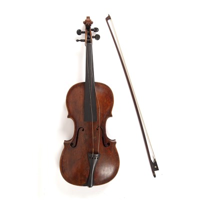 Lot 125 - A late 18th century viola with single piece...