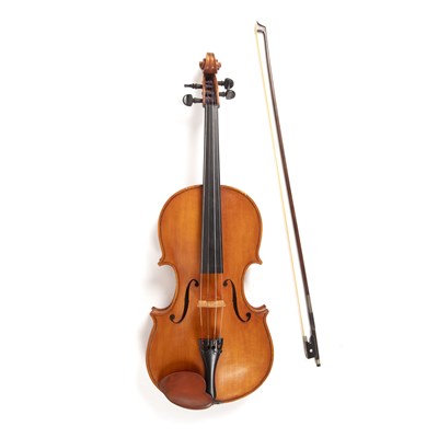 Lot 123 - A violin by Dennis Plowright of Devizes with...