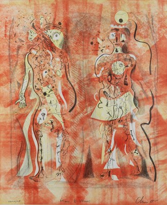 Lot 7 - Chris Orr (b.1943) Mars & Venus signed and...