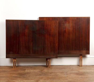 Lot 9 - Gordon Russell (1892-1980) black walnut, pair...