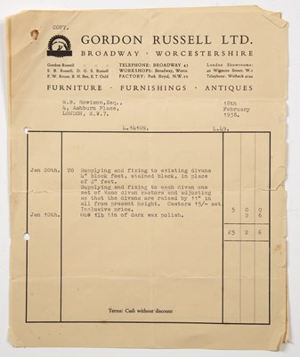 Lot 2 - Gordon Russell (1892-1980) black walnut and...