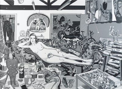 Lot 69 - Grayson Perry (b.1960) Reclining Artist...