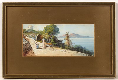Lot 477 - Yves Gianni (19th/20th century) 'Vesuvio da...