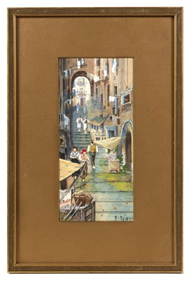 Lot 477 - Yves Gianni (19th/20th century) 'Vesuvio da...