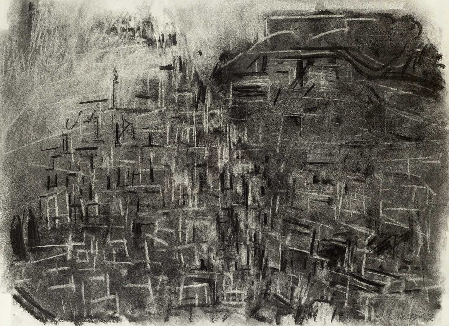 Lot 213 - Dennis Creffield (1931-2018) Jerusalem, 1993...