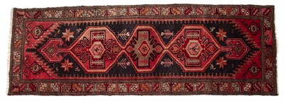 Lot 1272 - A Middle Eastern Hamadan runner