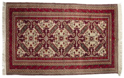 Lot 1242 - A mid-20th century Middle Eastern Seyshour fine-woven rug