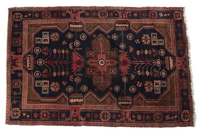 Lot 1270 - A Middle Eastern Hamadan woollen rug