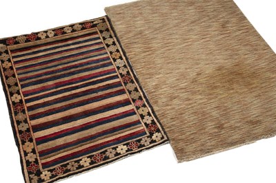 Lot 1321 - Two woollen Gabbeh rugs