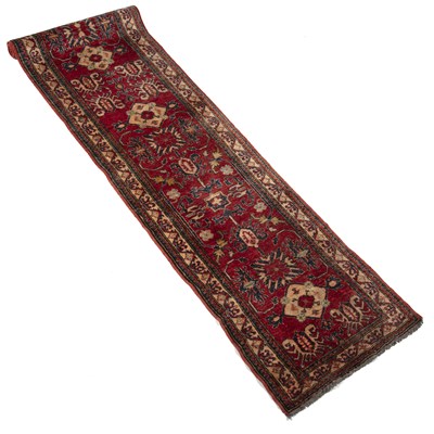 Lot 1324 - A Middle Eastern Kazak style runner