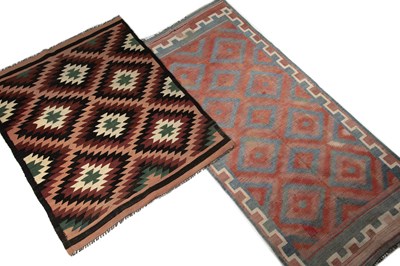 Lot 1274 - Two flatweave rugs