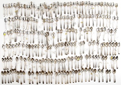 Lot 356 - Large collection of silver spoons to include...