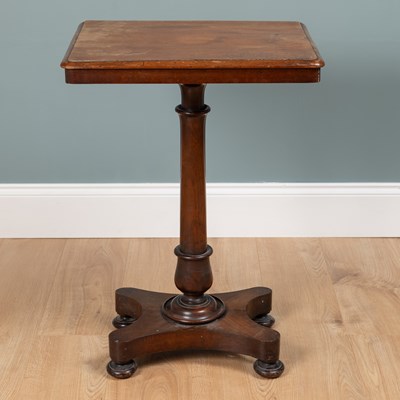 Lot 200 - A William IV mahogany occasional table