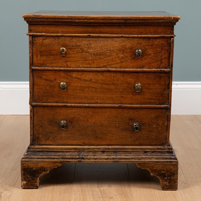 Lot 503 - An 19th century elm commode chest