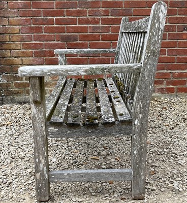 Lot 1493 - A teak garden bench by Barlow Tyrie