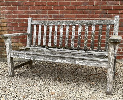 Lot 1493 - A teak garden bench by Barlow Tyrie