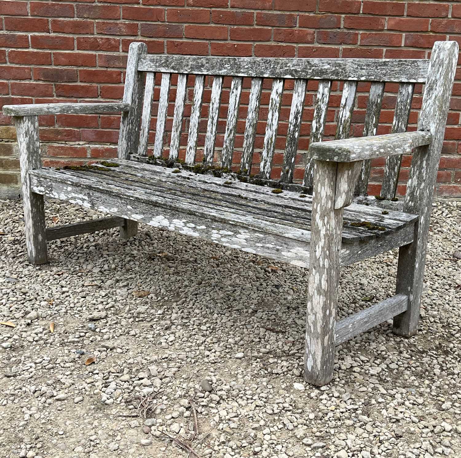 Lot 1493 - A teak garden bench by Barlow Tyrie