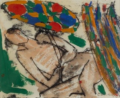 Lot 151 - John Emanuel (b.1930) Bathers, St Ives signed...