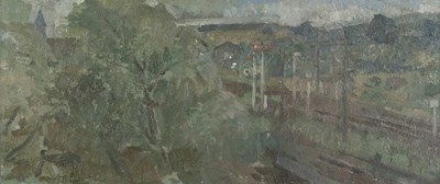 Lot 2 - Jane Dowling (1925-2023) Oxford Railway Lines...