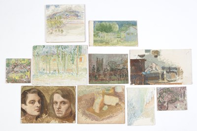 Lot 41 - Jane Dowling (1925-2023) Ten oils on board...