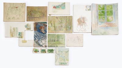 Lot 46 - Jane Dowling (1925-2023) Twelve paintings on...