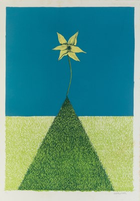 Lot 172 - Renzo Margonari (b.1937) Flower signed and...