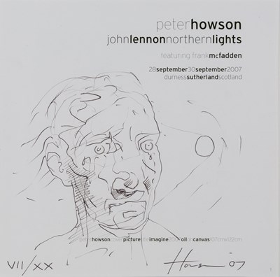 Lot 189 - Peter Howson (b.1958) John Lennon Northern...