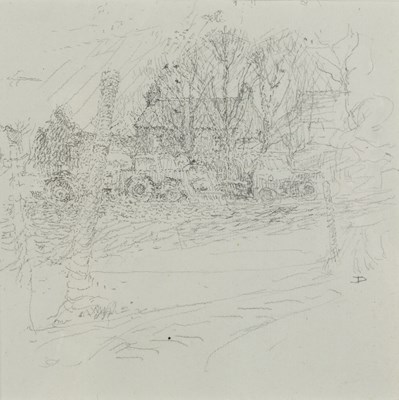 Lot 55 - Jane Dowling (1925-2023) Farm signed with...