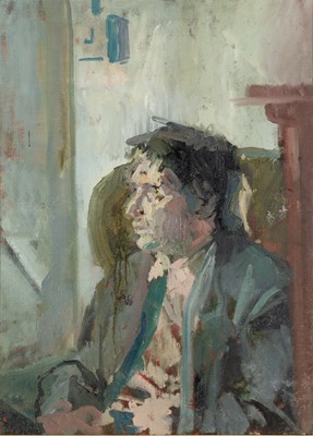 Lot 62 - David Greenham Portrait of a Seated Man...