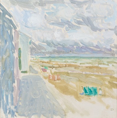 Lot 66 - Jane Dowling (1925-2023) Windy Day at the...