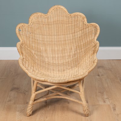 Lot 1449 - A rattan 'Venus' chair by Soane of London