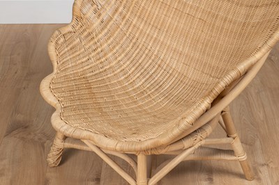Lot 1449 - A rattan 'Venus' chair by Soane of London