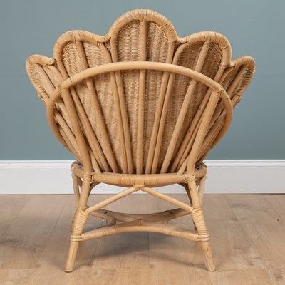 Lot 1449 - A rattan 'Venus' chair by Soane of London