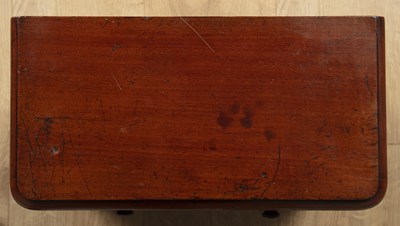 Lot 582 - A miniature chest of drawers